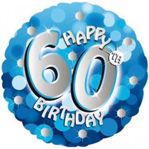 Happy 60th Birthday Helium Balloon - Celebrate in Style